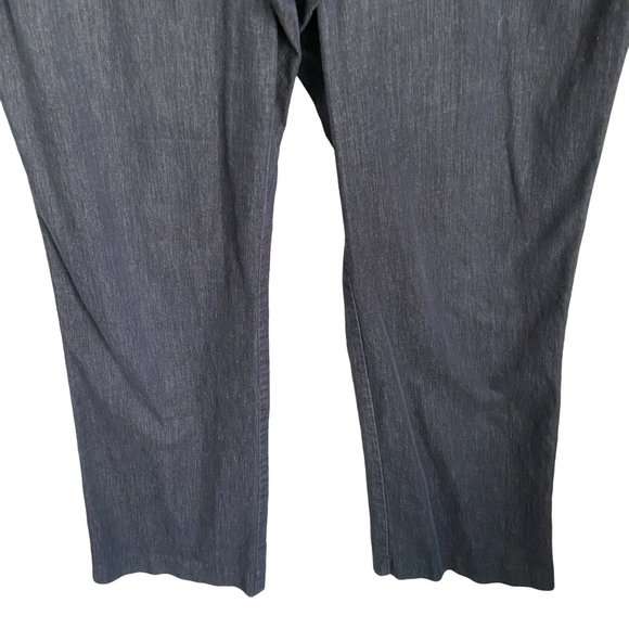 LOFT Women's Black Dressy Jeans Size 10 Curvy Stretch Zip Hook and Button - Picture 5 of 7